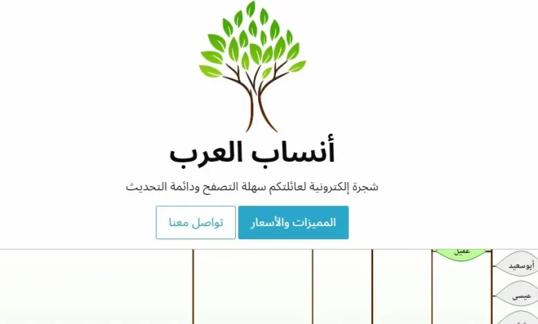 رابط موقع انساب العرب