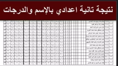 موعد نتيجة الصف الثاني الإعدادي 2025 عبر موقع وزارة التعليم المصرية