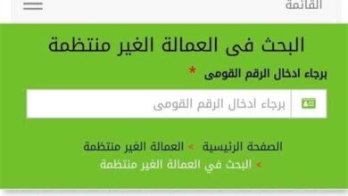 سجل هنا.. رابط تسجيل العمالة الغير منتظمة 2025 وخطوات التسجيل manpower.gov.eg