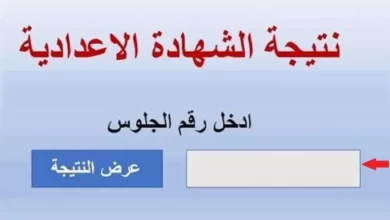 رابط نتيجة الصف الثالث الاعدادي برقم الجلوس 2025 الترم الأول بالقاهرة