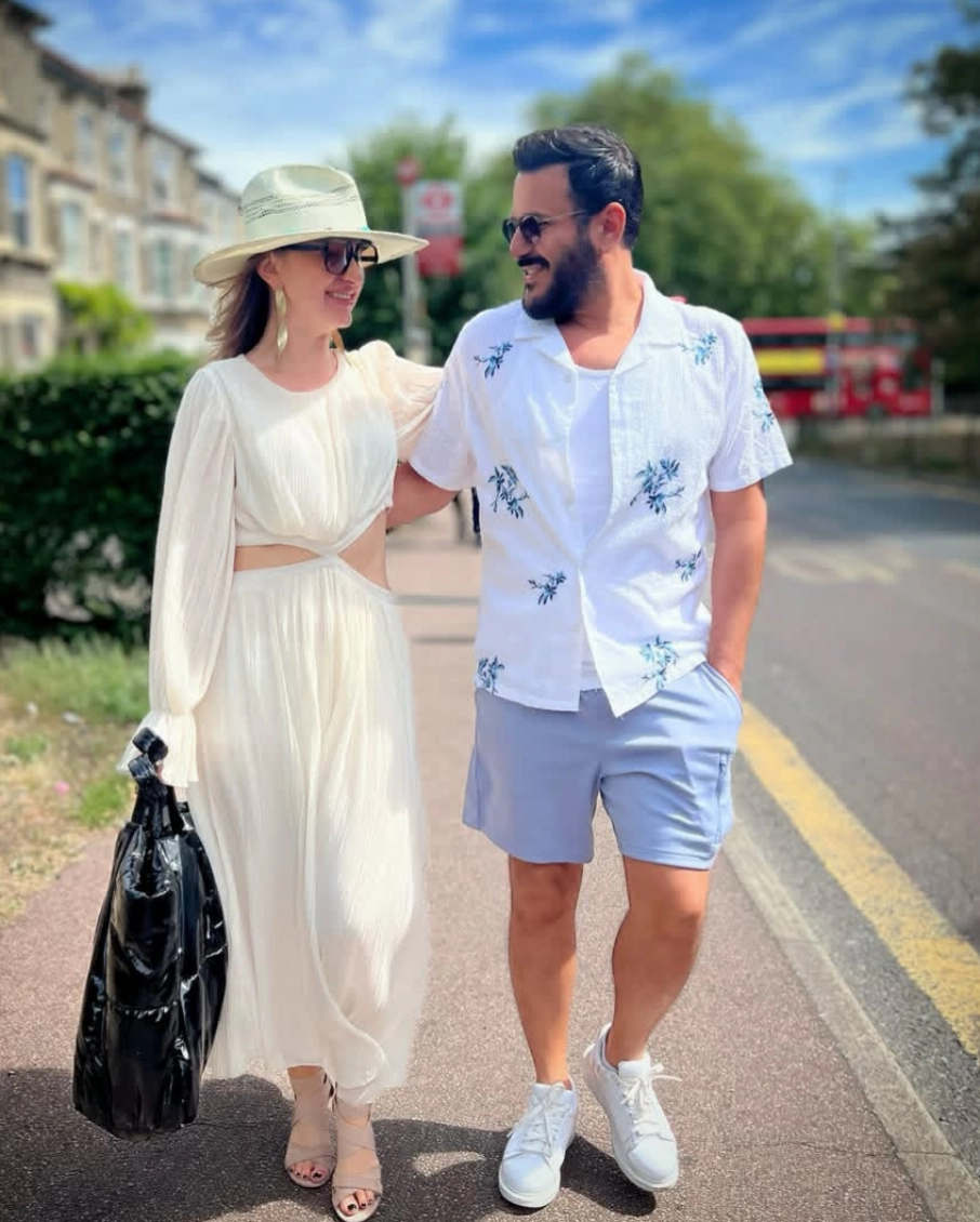 زوجة صبحي عطري الاعلامي السوري 